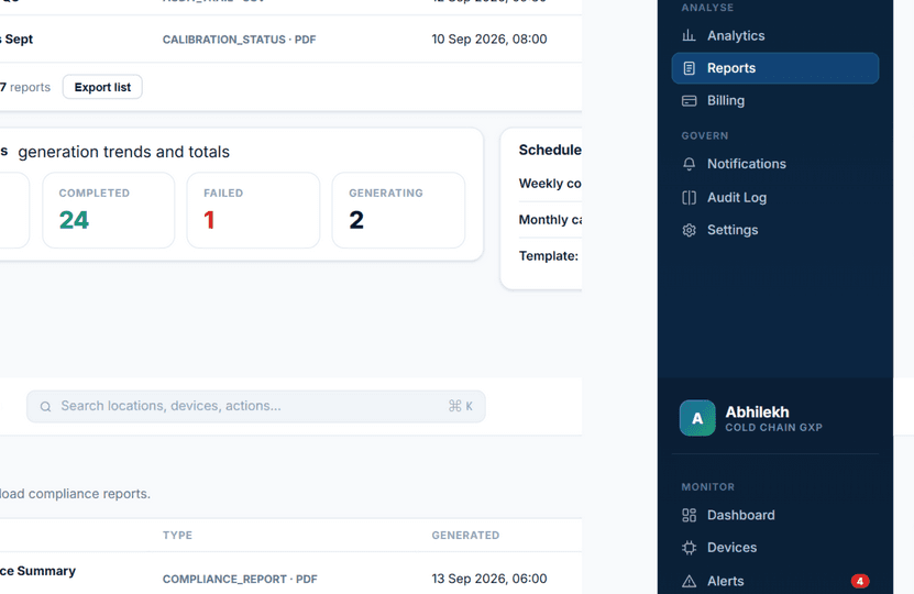 Abhilekh compliance report generation